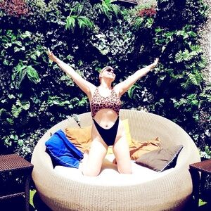 Sexy Leopard and Black One Piece